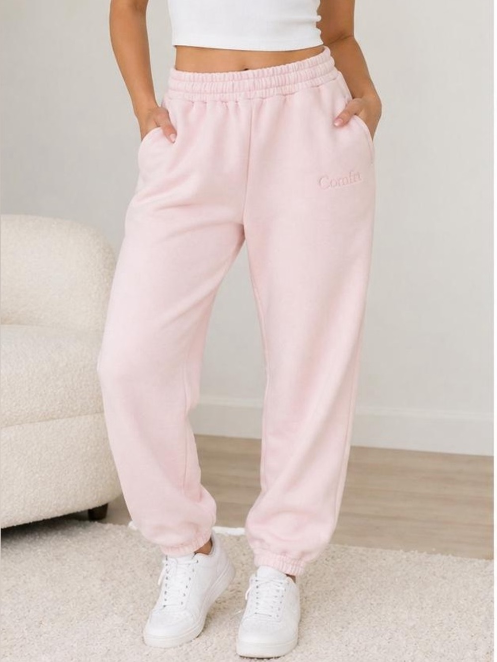 Light Pink Cozy Sweatpants